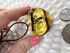 Amber pendant big heart 3